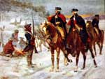 Washington and Lafayette at Valley Forge