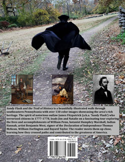 Sandy Flash and the Trail of History - back cover
